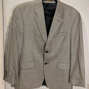 Elegant Black and White Houndstooth Blazer